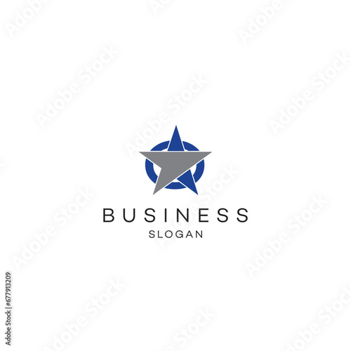 Star sky aero hitch Premium business solution Abstract Logo Icon design vector modern minimal style illustration emblem sign symbol logotype