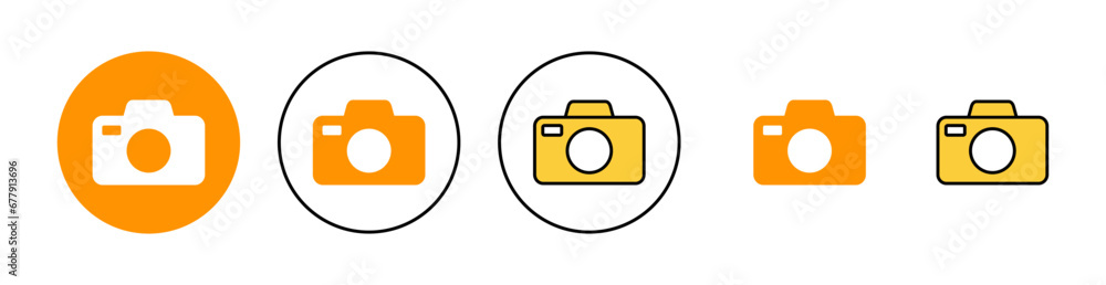 Camera icon vector for web and mobile app. photo camera sign and symbol. photography icon. Camera icon vector for web and mobile app. photo camera sign and symbol. photography icon.