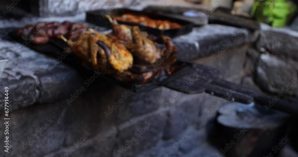 Tasty Chickens Fresh Out Of Classic Oven Tasty Chickens Fresh Out Of Classic Oven