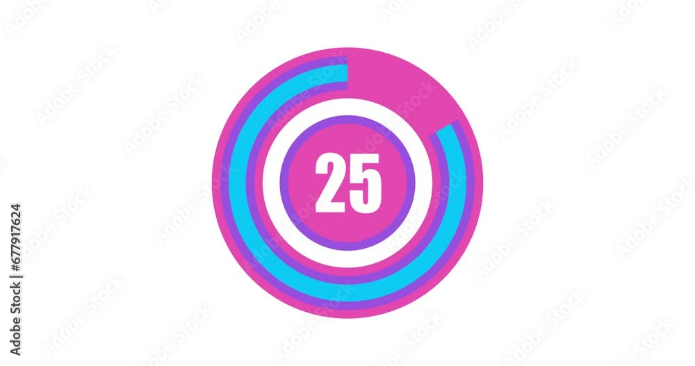 Countdown timer from 30 to 0 seconds Realtime. Modern flat design of countdown animation on white background for thirty seconds. 4K resolution Countdown timer from 30 to 0 seconds Realtime. Modern flat design of countdown animation on white background for thirty seconds. 4K resolution