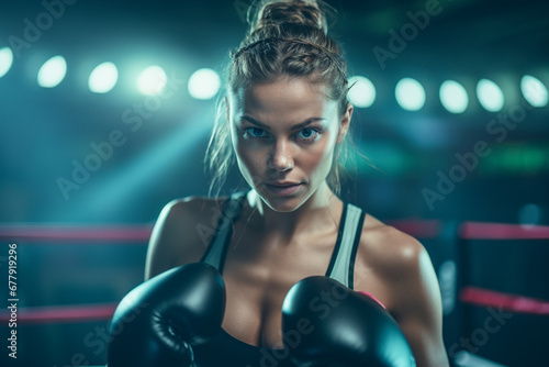 portrait of a woman in a nightclub boxing day © Imtiaz
