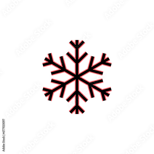 Snow icon set illustration. snowflake sign and symbol
