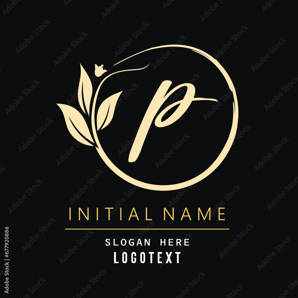 hand drawn P letters Logo design. Brushstroke P Letter Logo Design. luxury initial P logo design isolated leaf and flower.eps8 hand drawn P letters Logo design. Brushstroke P Letter Logo Design. luxury initial P logo design isolated leaf and flower.eps8