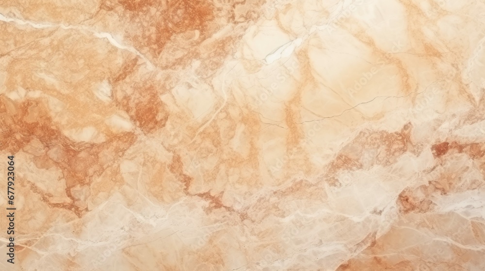 Beige Marble with Beige Glass Horizontal Background. Abstract stone texture backdrop. Bright natural material Surface. AI Generated Photorealistic Illustration.