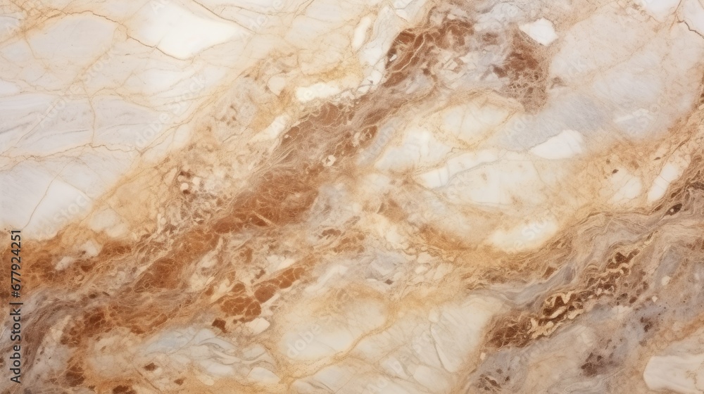 Beige Marble with Bronze Horizontal Background. Abstract stone texture backdrop. Bright natural material Surface. AI Generated Photorealistic Illustration. Beige Marble with Bronze Horizontal Background. Abstract stone texture backdrop. Bright natural material Surface. AI Generated Photorealistic Illustration.