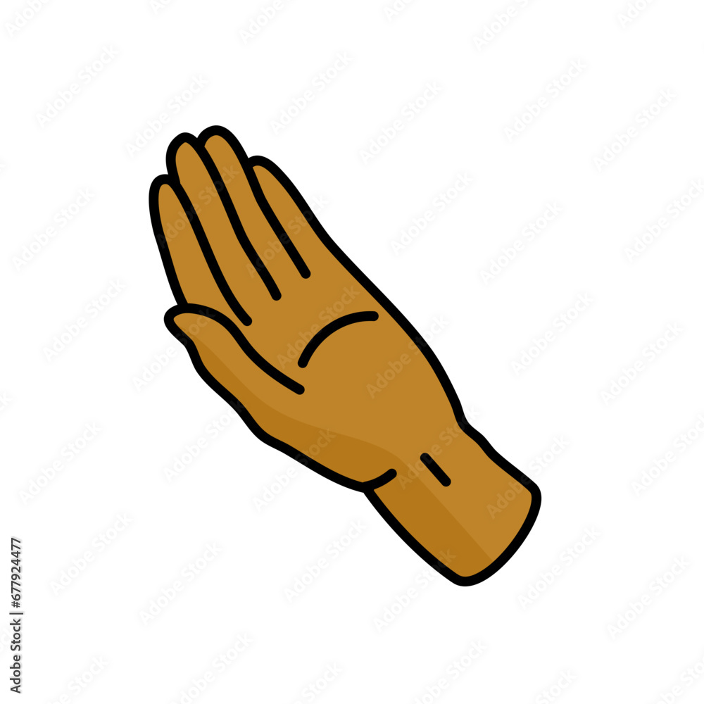 Hand Gesture Cartoon Vector Illustration Hand Gesture Cartoon Vector Illustration