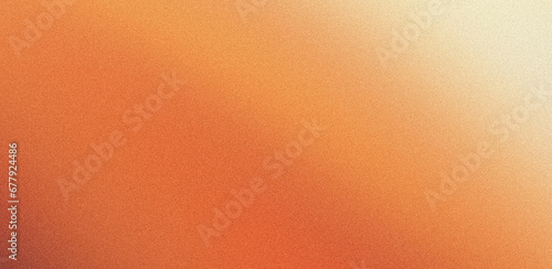 Orange yellow gradient background grainy texture retro backdrop copy space