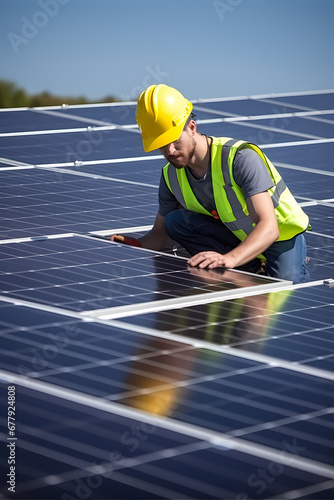 Solar panel installation