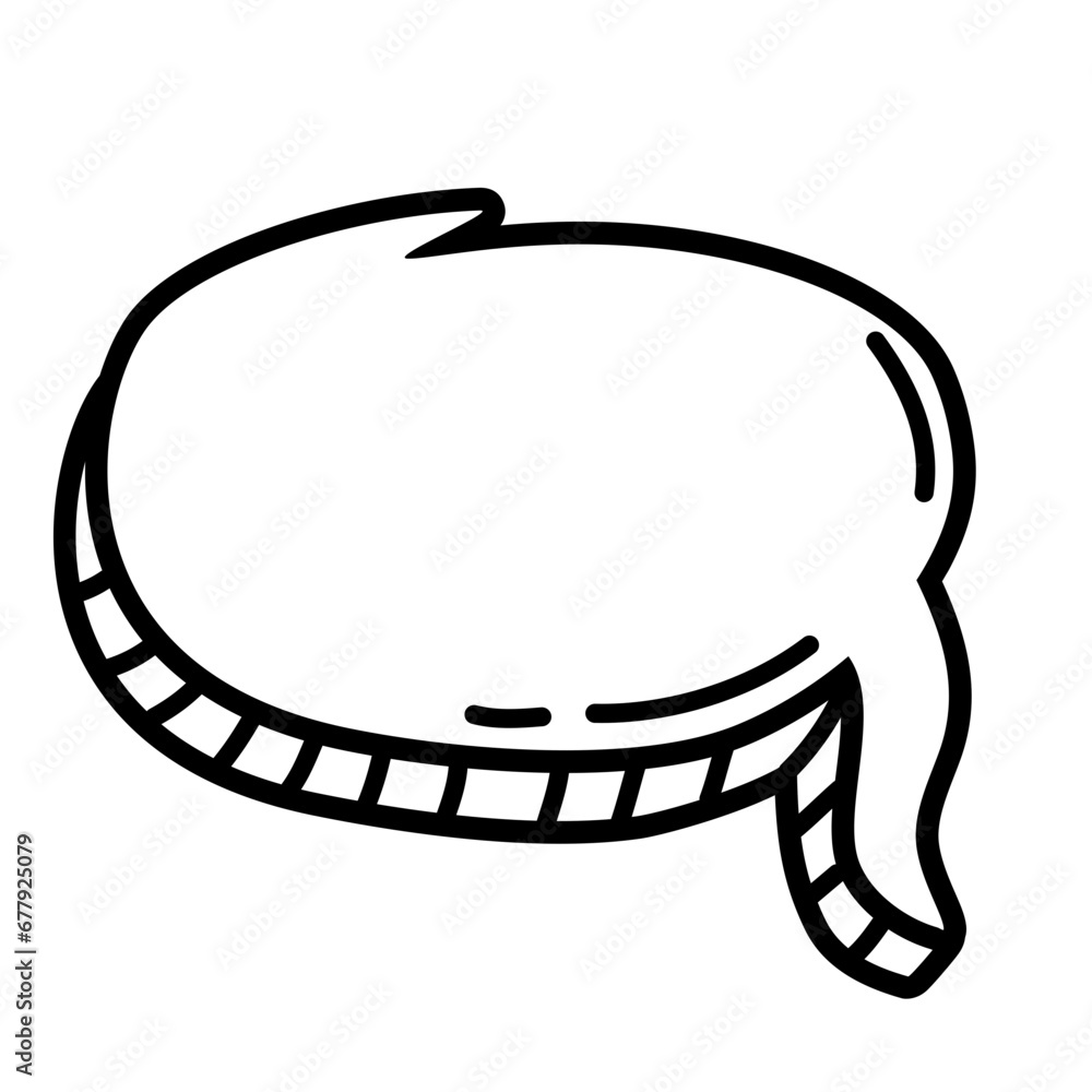 Speech Bubble Icon Lines Style Vector Speech Bubble Icon Lines Style Vector
