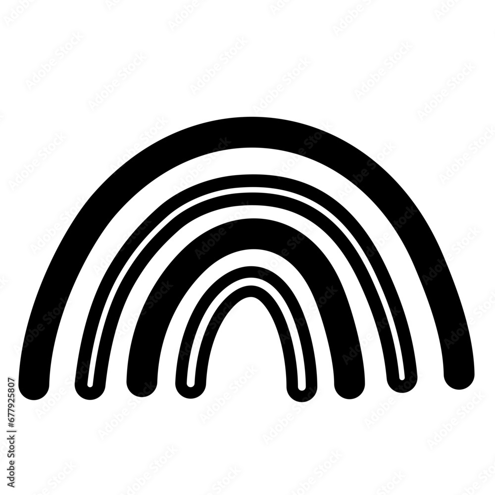 Black Boho Rainbow Cute Black Boho Rainbow Cute