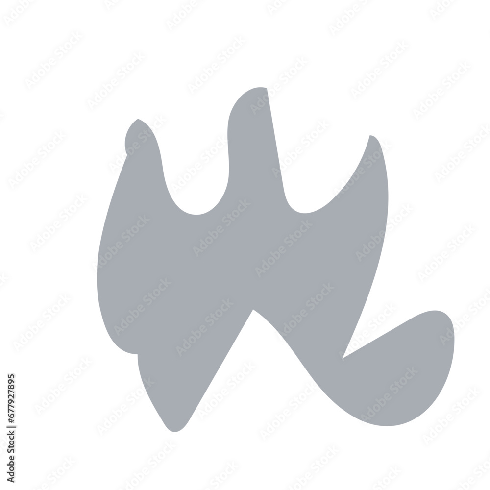 Fototapeta premium Winter Color abstract shapes vector 