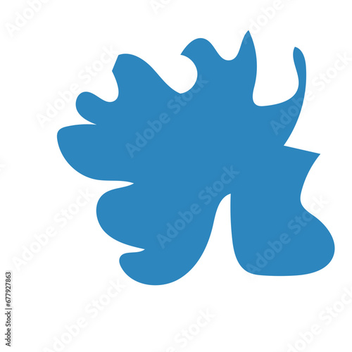 Winter Color abstract shapes vector 