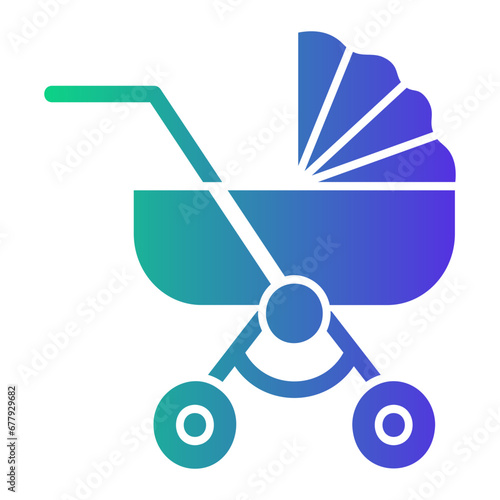 bassinet stroller icon