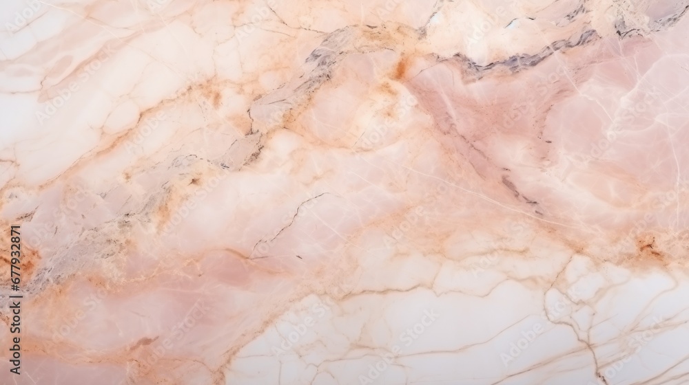Beige Marble with Rose Gold Horizontal Background. Abstract stone texture backdrop. Bright natural material Surface. AI Generated Photorealistic Illustration. Beige Marble with Rose Gold Horizontal Background. Abstract stone texture backdrop. Bright natural material Surface. AI Generated Photorealistic Illustration.