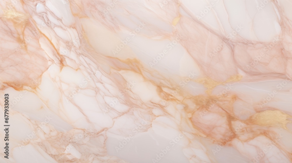 Beige Marble with Rose Gold Horizontal Background. Abstract stone texture backdrop. Bright natural material Surface. AI Generated Photorealistic Illustration. Beige Marble with Rose Gold Horizontal Background. Abstract stone texture backdrop. Bright natural material Surface. AI Generated Photorealistic Illustration.