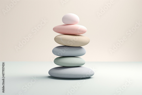 stack of stones  balance background with copy space