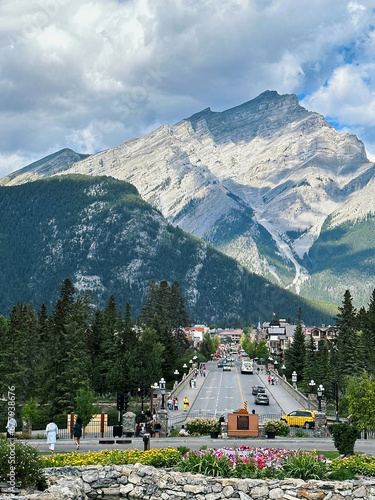 Banff National Park covers an area of 6, 641 square kilometers (2, 564 square miles) and is home to over 1, 000 species of plants and animals. Some of the iconic attractions in the park. photo