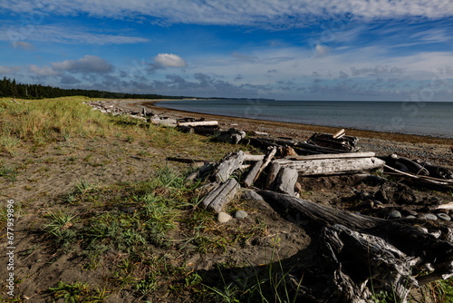 Beautiful remoteness of East Beach on Haida Gwaii