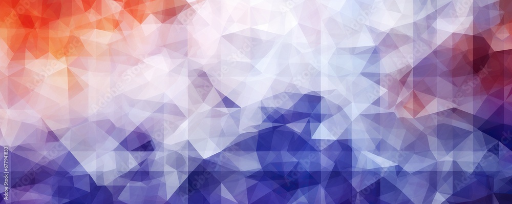 geometric abstract triangles ,purple,blue,white,