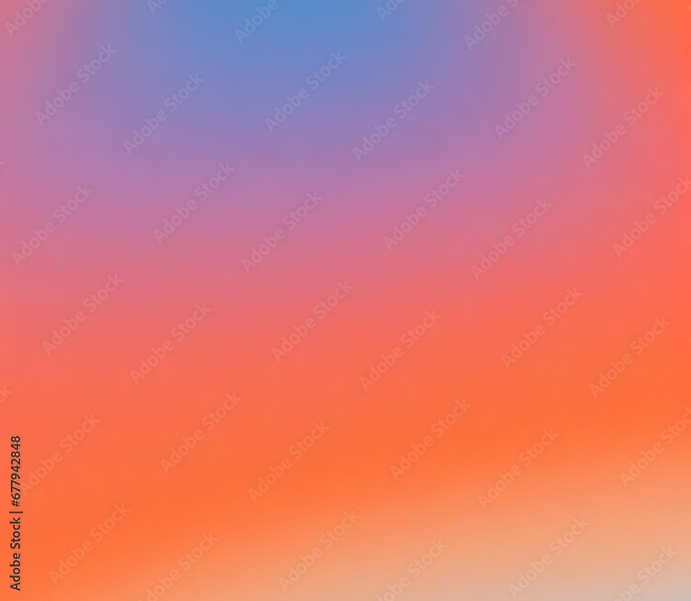 A gradient smooth background from bright blue to orange A gradient smooth background from bright blue to orange