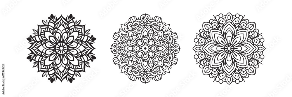 abstract floral ornament abstract floral ornament