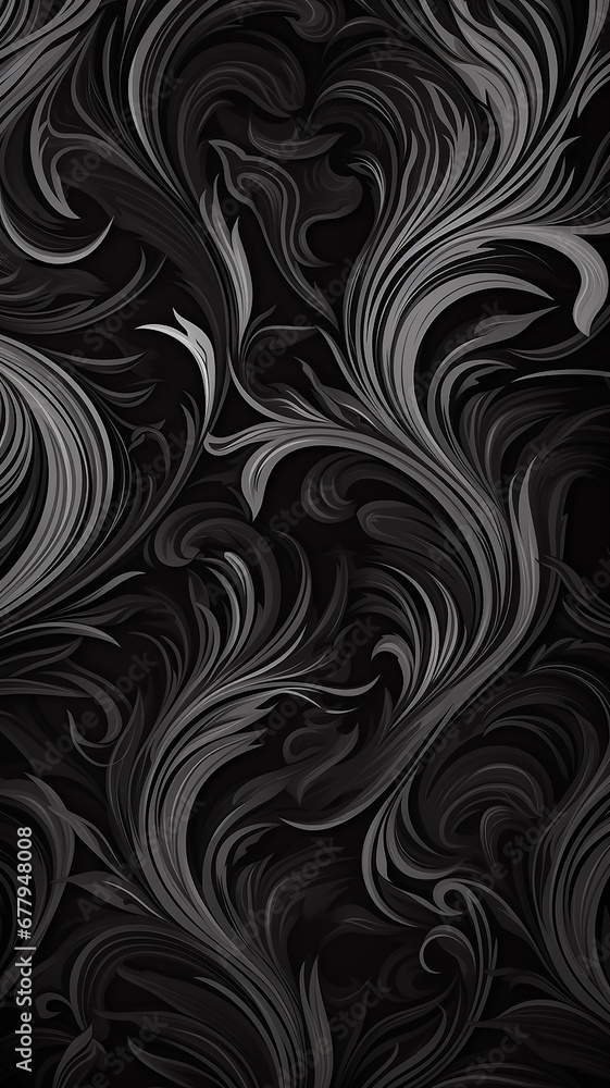 vertical, high, narrow, background black pattern curves lines abstract background movement floral vertical, high, narrow, background black pattern curves lines abstract background movement floral