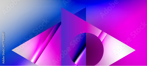 Triangle abstract background with shiny and glossy effects. Vector Illustration For Wallpaper  Banner  Background  Card  Book Illustration  landing page