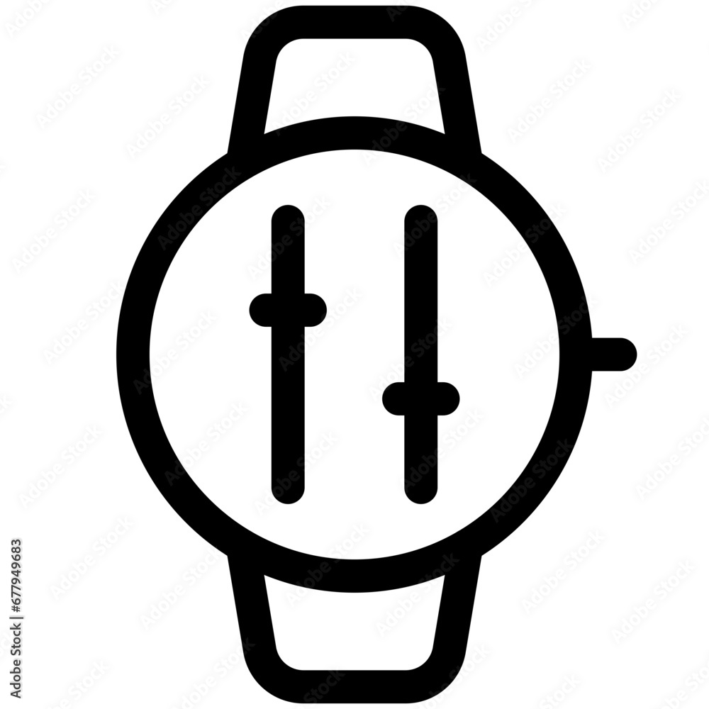 smartwatch adjust icon smartwatch adjust icon