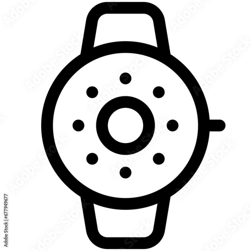 smartwatch brightness icon