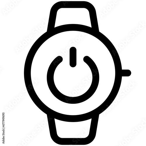 smartwatch power off icon