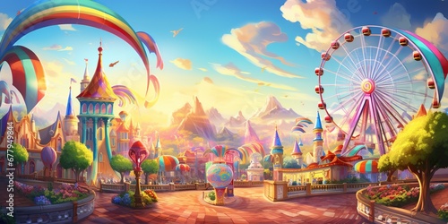 Imagine a vibrant summer carnival—a kaleidoscope of swirling rides, cotton candy, and laughter—pure joy and the thrill of summer fun