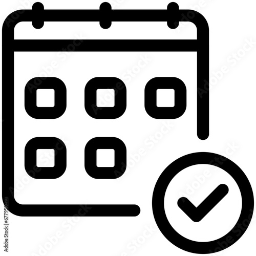 approve calendar icon