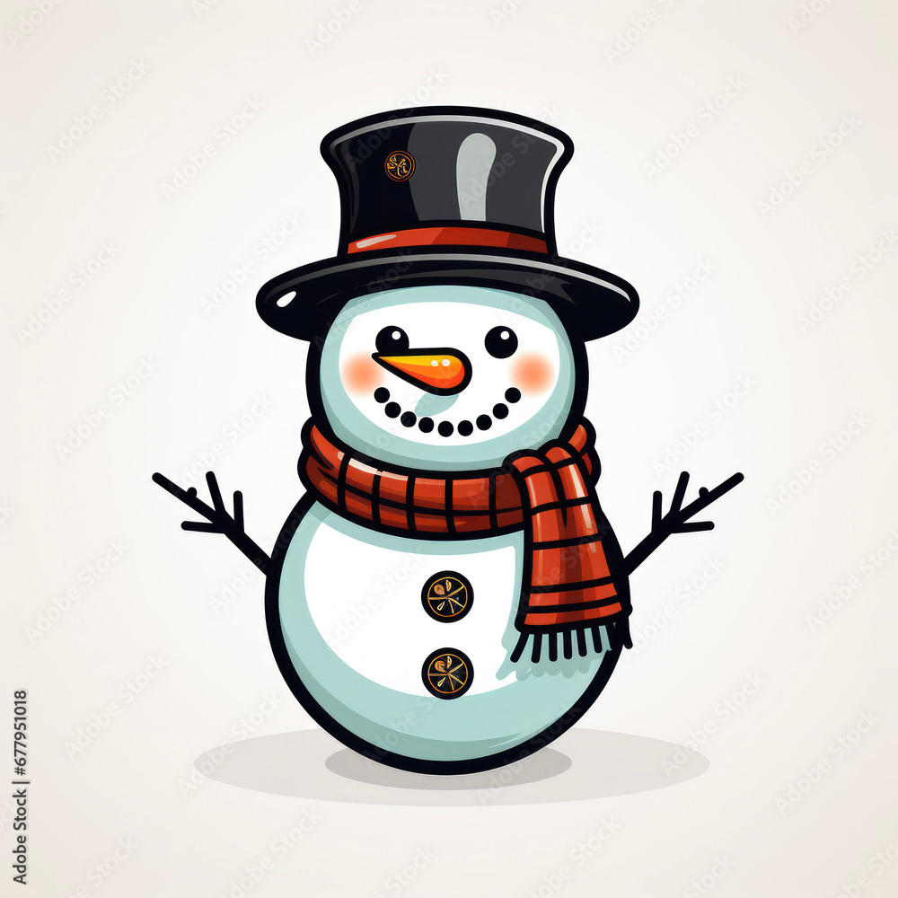 snowman with hat snowman with hat
