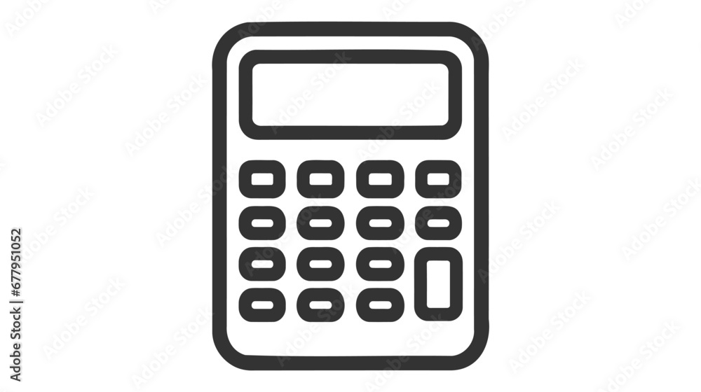 Calculator icon vector. Savings, finances sign isolated on white, economy concept. Calculator icon vector. Savings, finances sign isolated on white, economy concept.