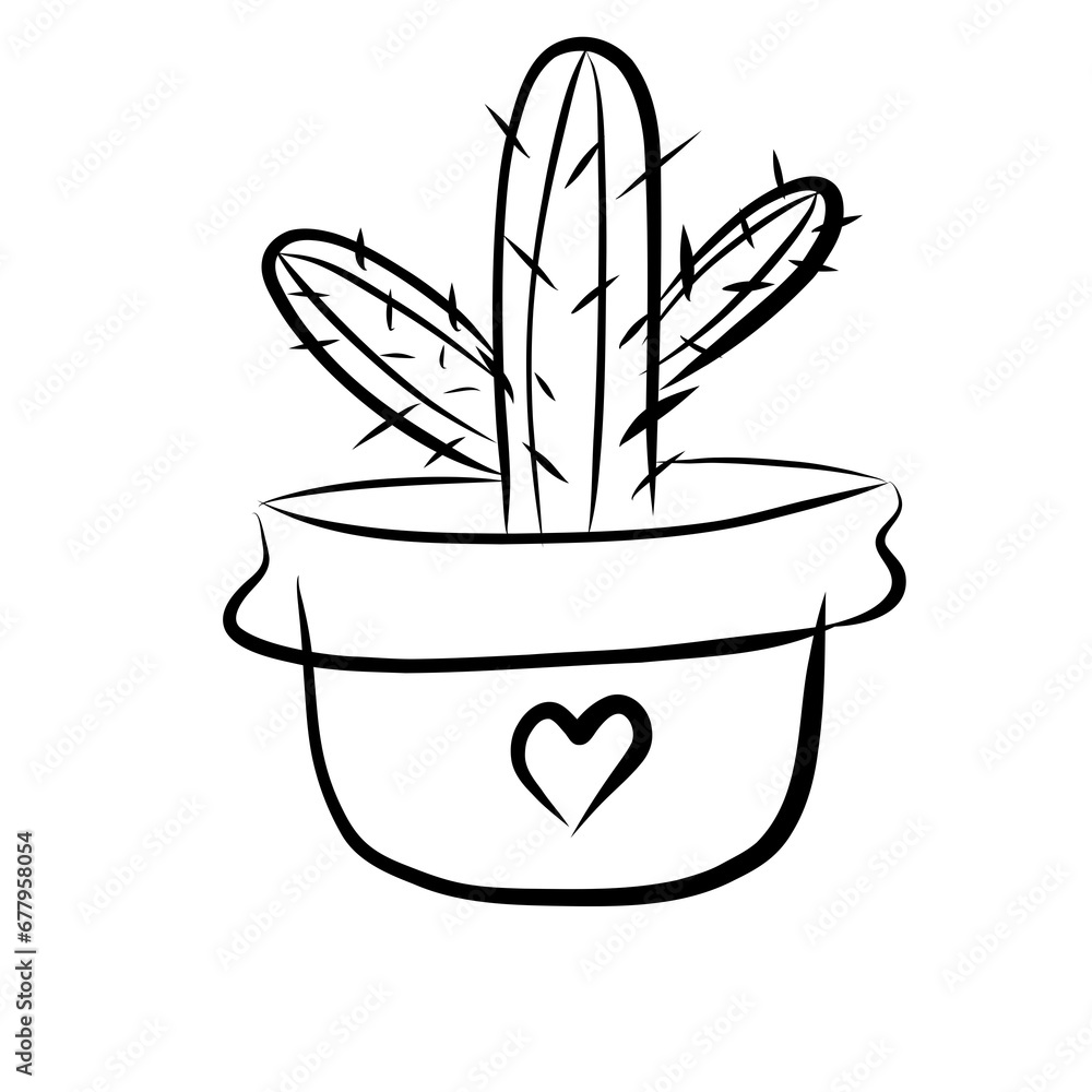 cactus in a pot cactus in a pot