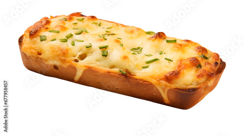 Cheese Bread On Transparent / No Background. Generated with AI.