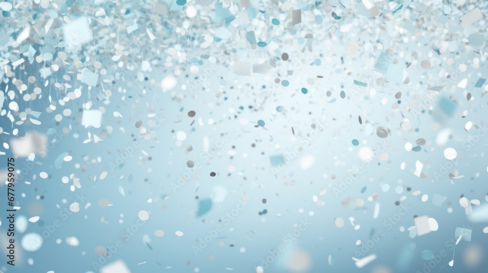 Soft blue confetti Soft blue confetti