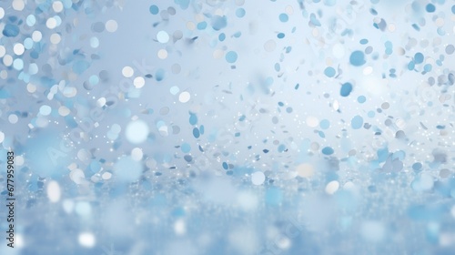 Soft blue confetti