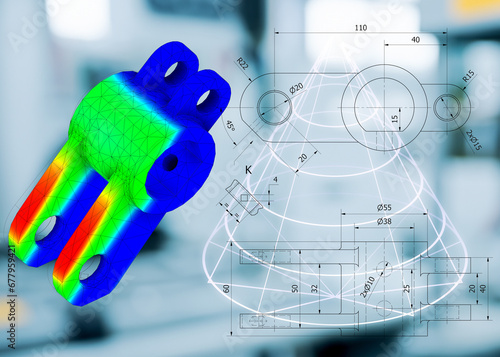 FEM analysis on metal mechanical joints to calculate resistance, stress, and forces before  the production process