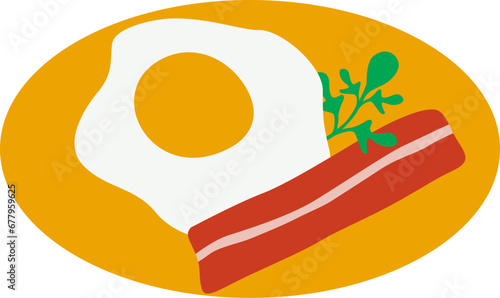 Sunny side up illustration