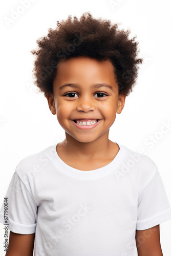 Portrait of an african american boy
