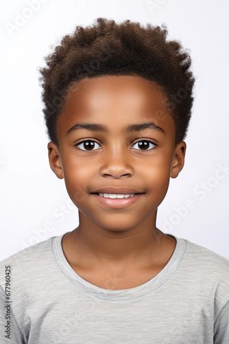 Portrait of an african american boy