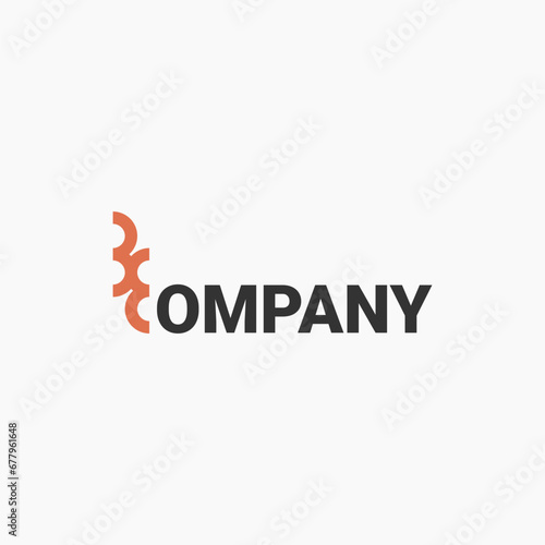 Logo combining numbers 3, 8 and letter C. Suitable for fashion and lifestyle businesses.