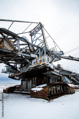 Giant mining machine at Alberta