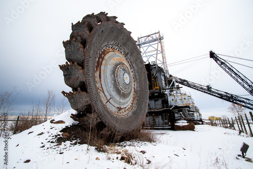 Giant mining machine at Alberta