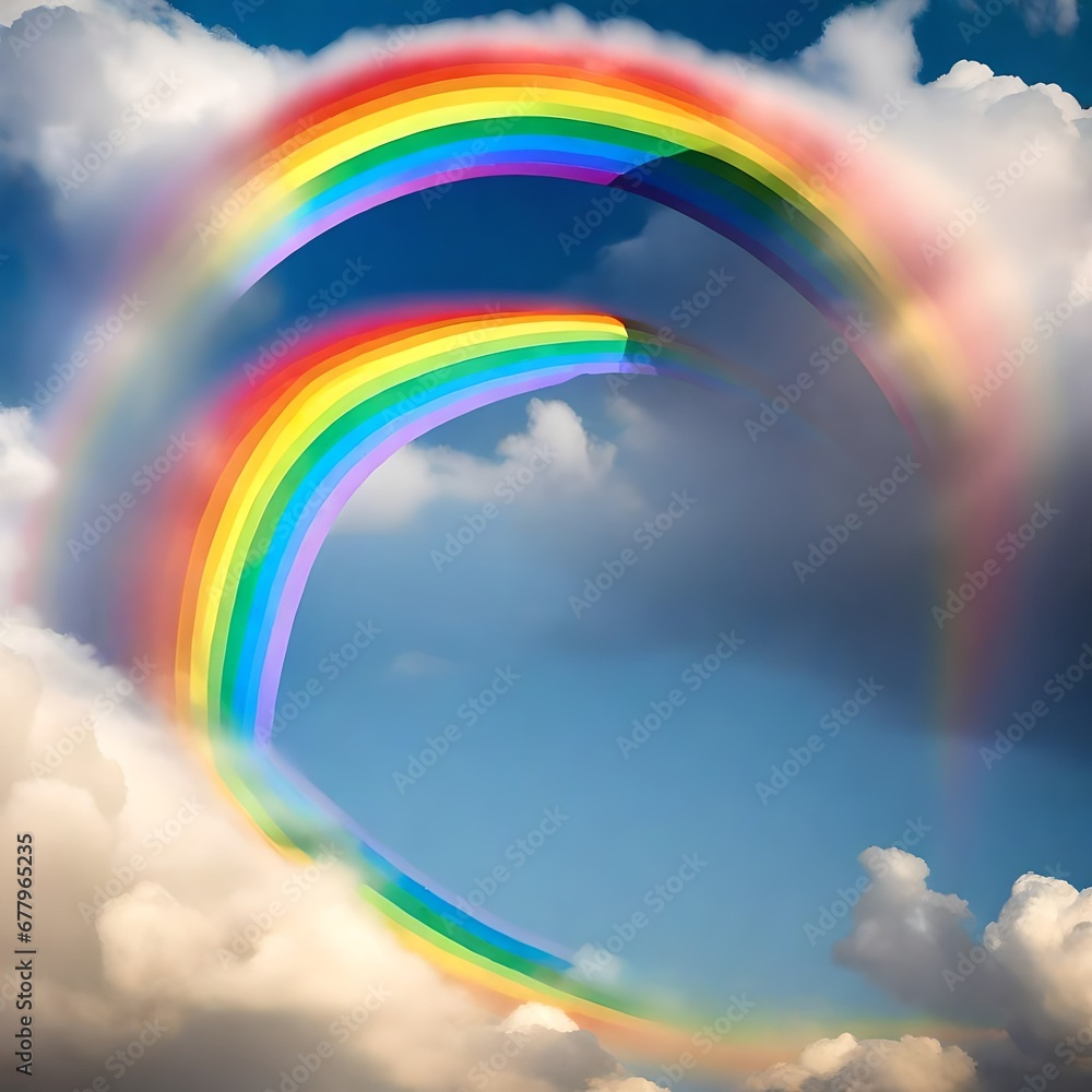 rainbow in the sky