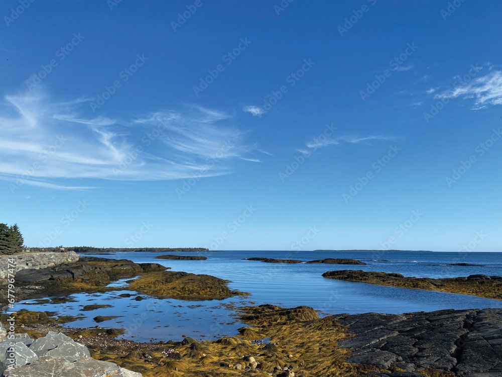 Blue Rocks in Lunenburg Region, Nova Scotia, Canada