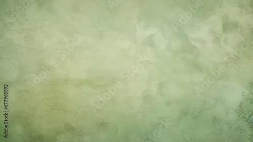 vintage green wallpaper with barely noticeable floral ornament  background with a copy space