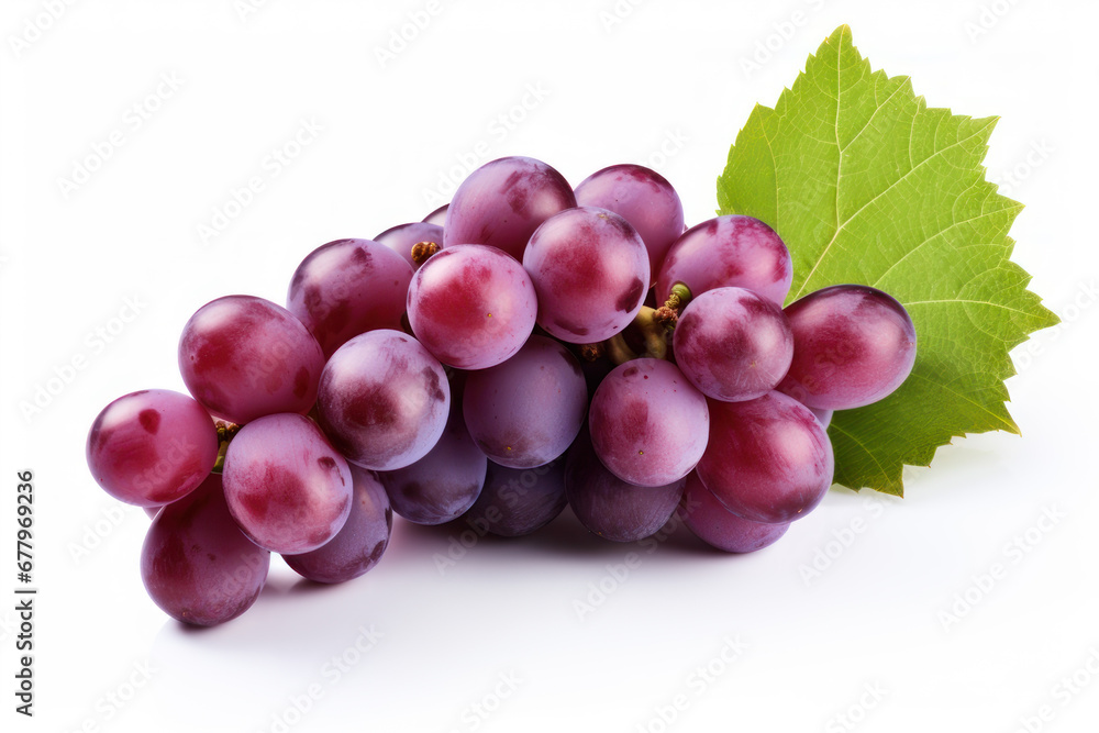 Fototapeta premium Grape Fruit Isolated on white background
