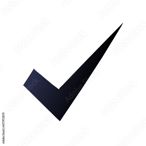 check mark symbol, often used to indicate approval, correctness, or a positive response in various contexts